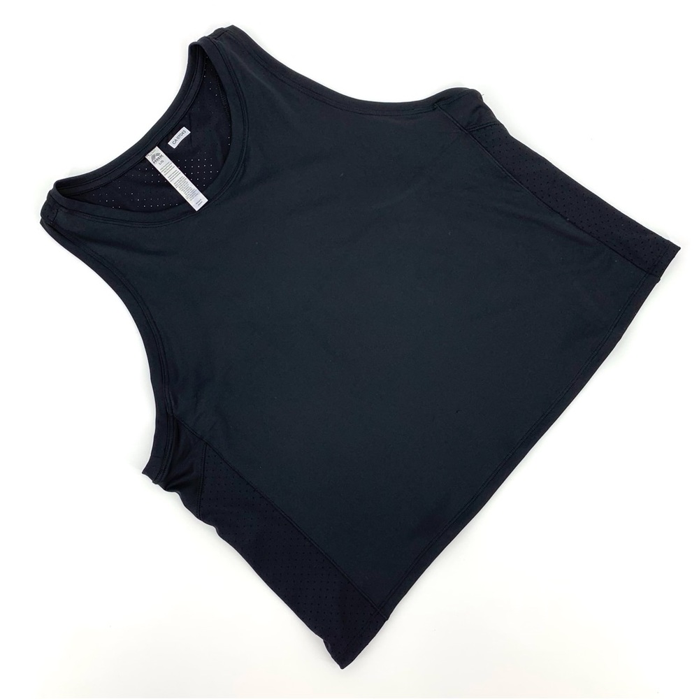 RBX NWT Black Cropped Loose Fit Moisture Wicking Sports Tank, Large